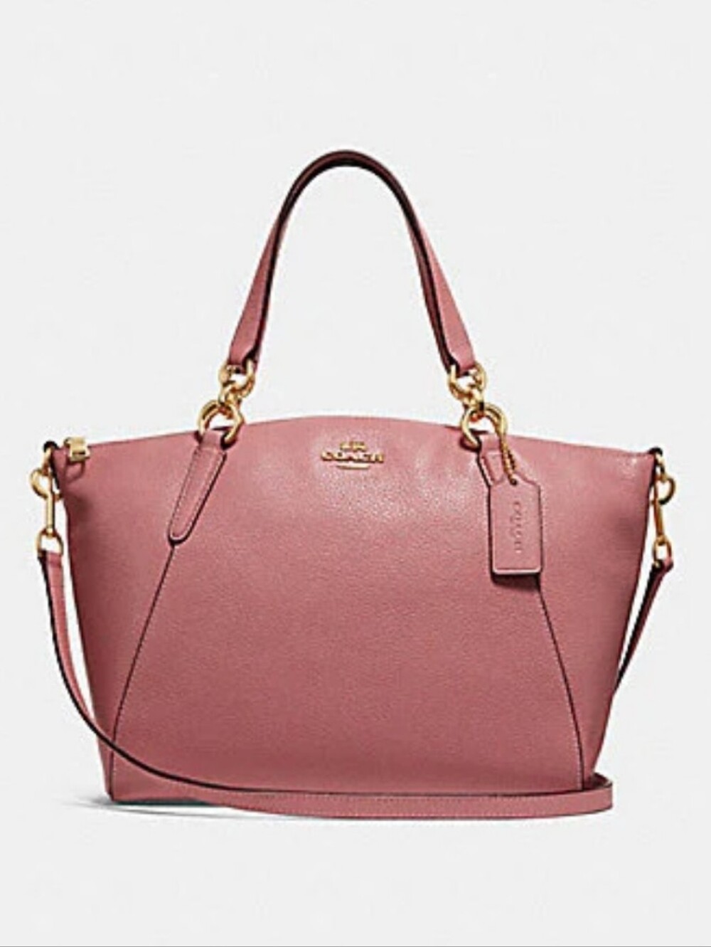 Coach Kelsey Small 2Way Pink Satchel, Floral Interior, EUC, 2018, $295 MSRP